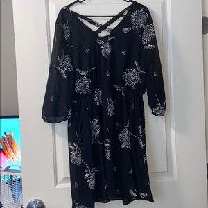 Black and white dress